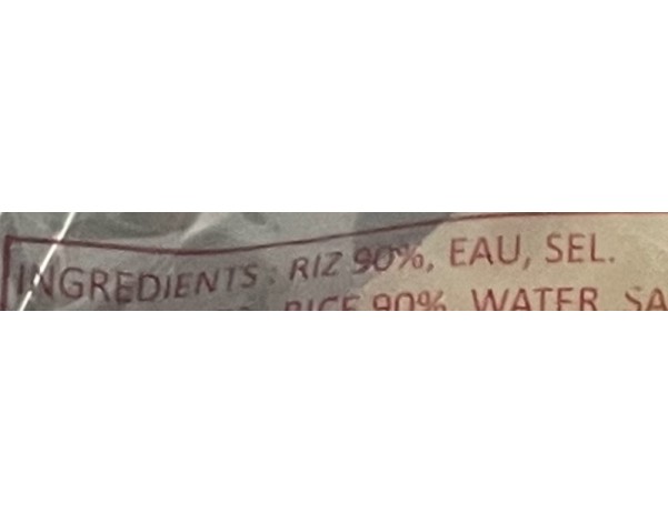 GALETTE DE RIZ 22 CM