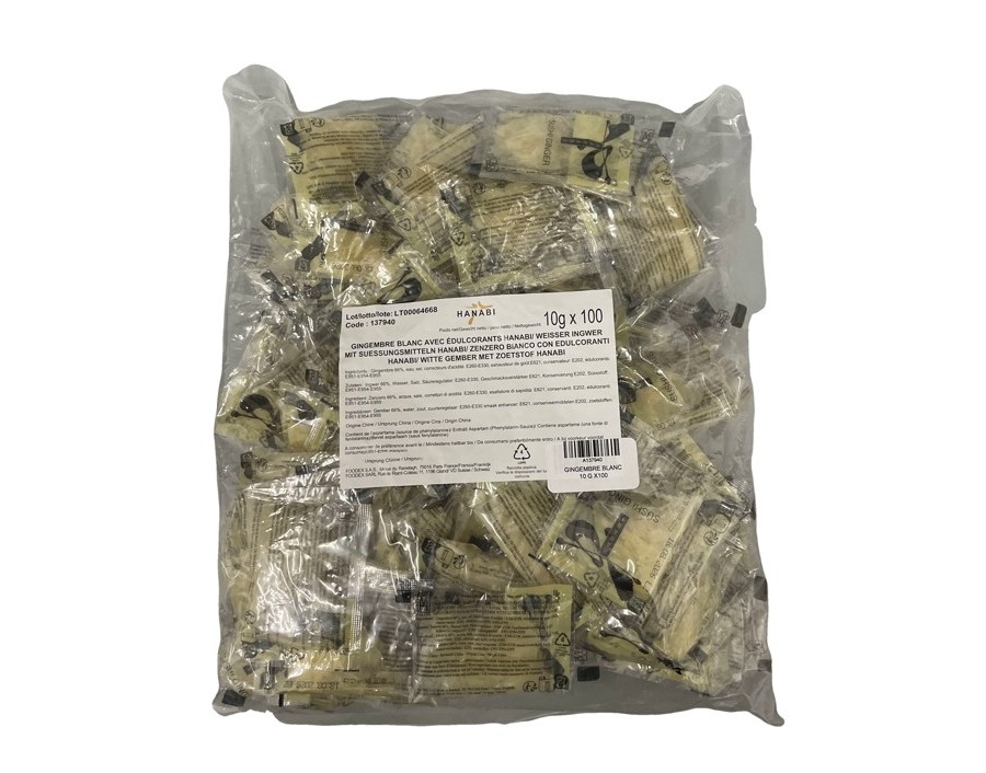 GINGEMBRE BLANC AU VINAIGRE 10 G X 100 P.
