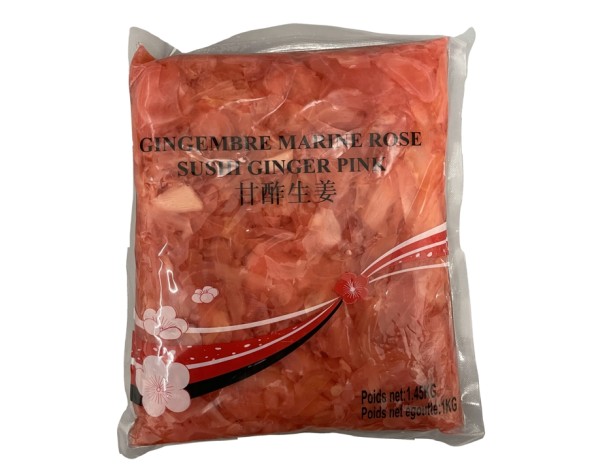 GINGEMBRE ROSE AU VINAIGRE