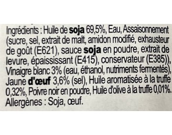 MAYONNAISE SAVEUR TRUFFE