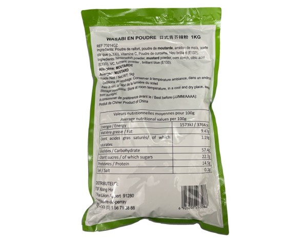 MOUTARDE EN POUDRE WASABI