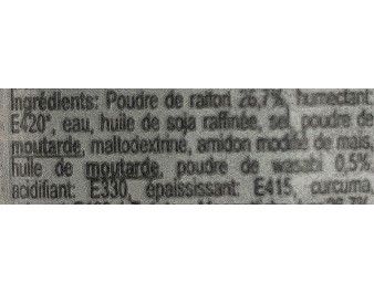 MOUTARDE PATE DE RAIFORT WASABI 200 P.