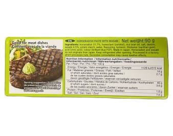 MOUTARDE PATE DE RAIFORT WASABI
