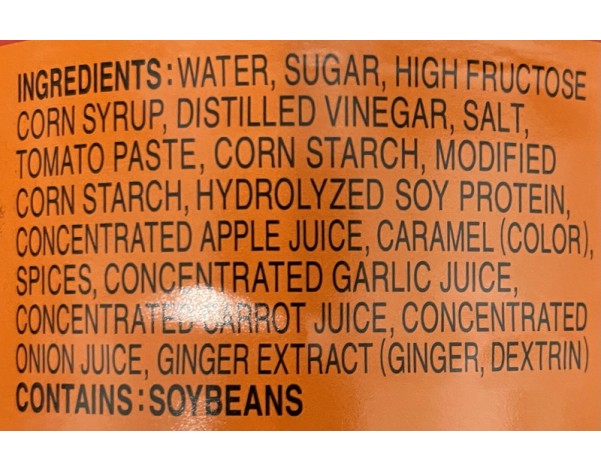 SAUCE A BASE DE LEGUMES (TONKATSU SAUCE)