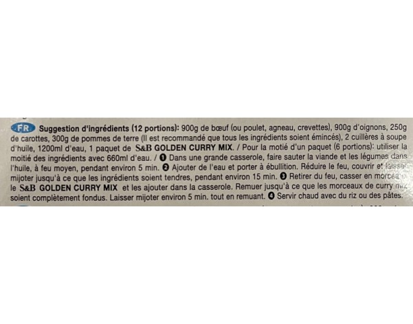 SAUCE CURRY MOYENNE