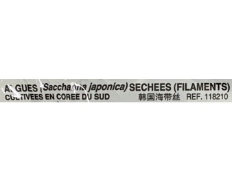 ALGUE EN FILAMENT SECHEE