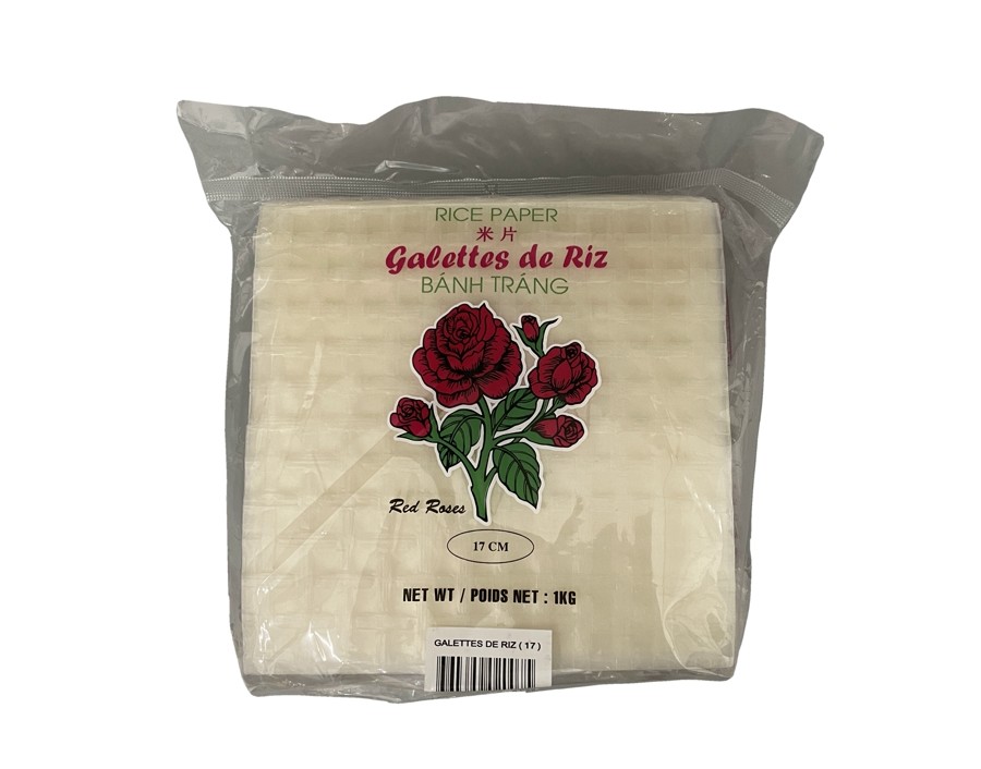 GALETTE DE RIZ 17 CM CARRE