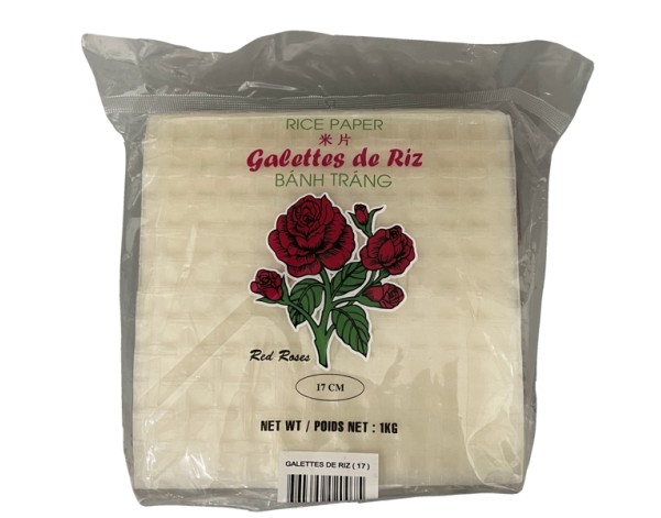 GALETTE DE RIZ 17 CM CARRE