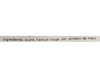 HARICOT ROUGE BOUILLI
