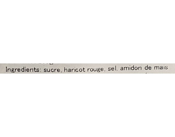 HARICOT ROUGE BOUILLI