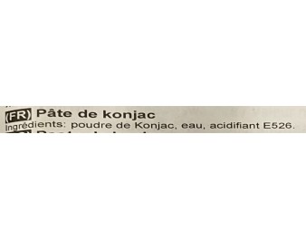 KONJAC EN FILAMENTS