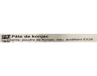 KONJAC EN FILAMENTS PELOTES