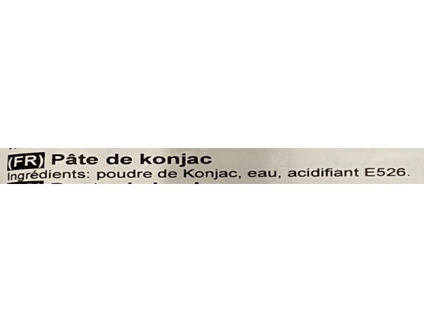 KONJAC EN FILAMENTS PELOTES