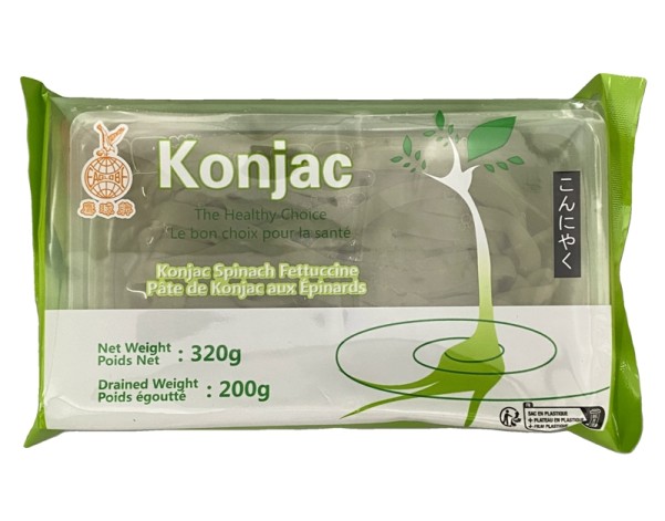 KONJAC EN PATES AUX EPINARDS