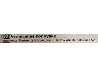 KONNYAKU EN FILAMENTS PELOTES