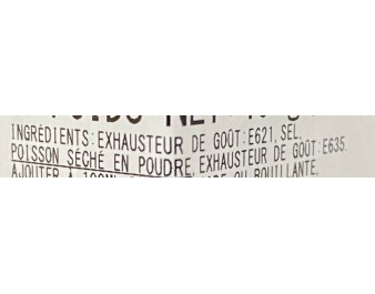 POUDRE ASSAISONNEMENT POUR SOUPE DASHI