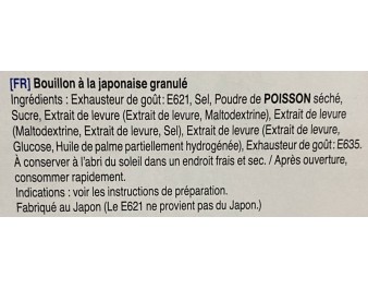 POUDRE ASSAISONNEMENT POUR SOUPE DASHI