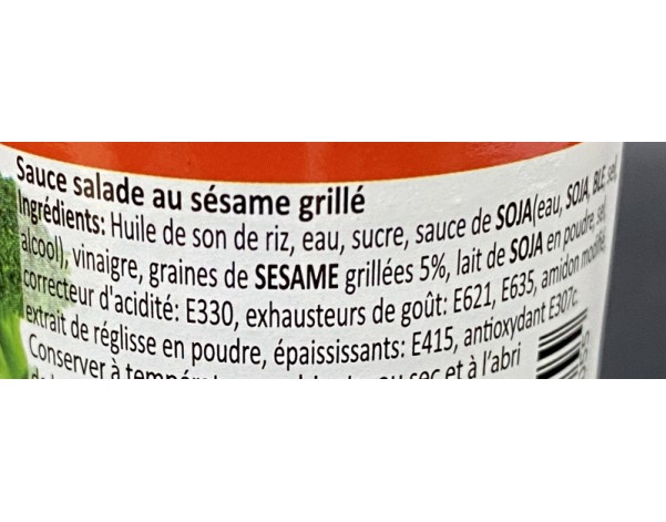 SAUCE AU SESAME