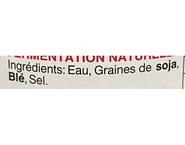 SAUCE DE SOJA
