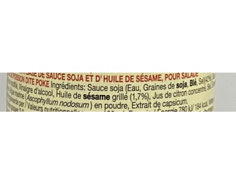 SAUCE DE SOJA POKE