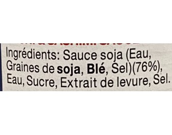 SAUCE DE SOJA POUR SUSHI ET SASHIMI