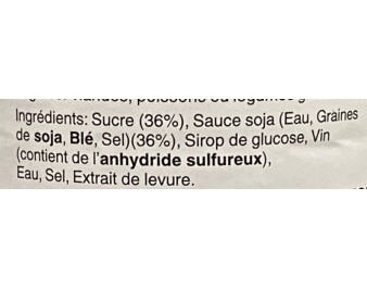 SAUCE DE SOJA SUCREE