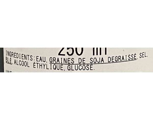 SAUCE DE SOJA TAMARI