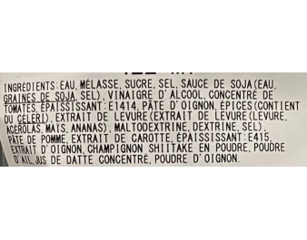 SAUCE POUR NOUILLES YAKISOBA