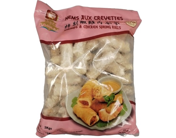 PATE IMPERIAL AUX CREVETTES ET POULET HALAL 50 P. ****
