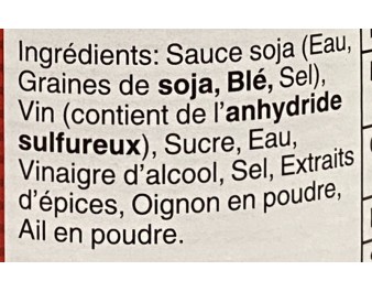SAUCE TERIYAKI