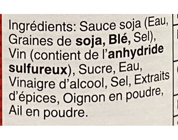 SAUCE TERIYAKI