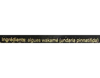 ALGUE SECHEE (WAKAME)