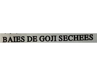 BAIE DE GOJI SECHEE