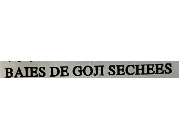 BAIE DE GOJI SECHEE