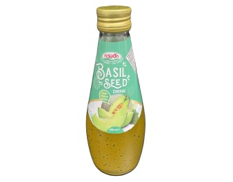 BOISSON AUX GRAINES DE BASILIC AU MELON