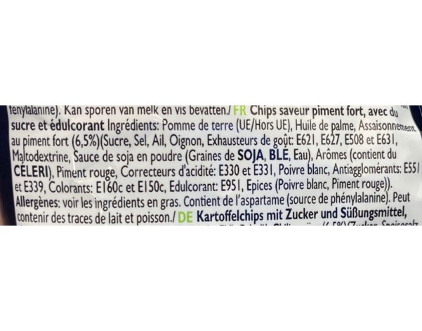 CHIPS PIMENTE KARA MUCHO ONDULE