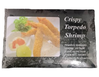 CREVETTES PANEES TORPEDO 26/30 ****