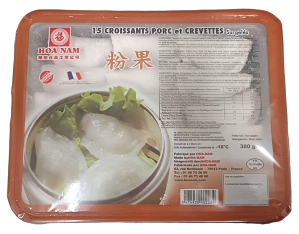 CROISSANT AU PORC ET CREVETTES 15 P. ****