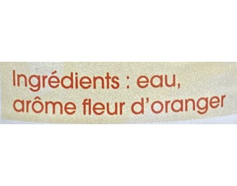 EAU DE FLEUR D’ORANGER