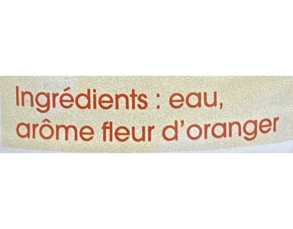 EAU DE FLEUR D’ORANGER