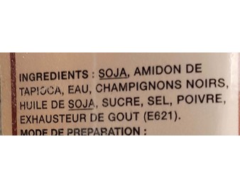 PATE VEGETARIEN SOJA ET CHAMPIGNON (GIO THU CHAY) ****