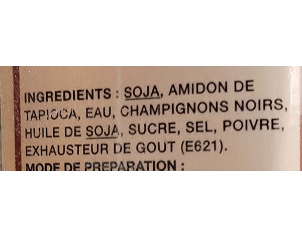 PATE VEGETARIEN SOJA ET CHAMPIGNON (GIO THU CHAY) ****