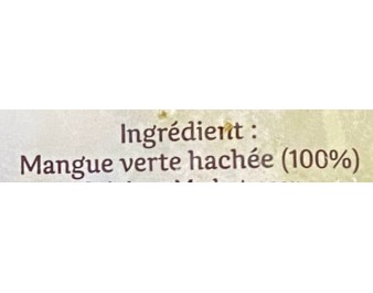 MANGUE VERTE ****