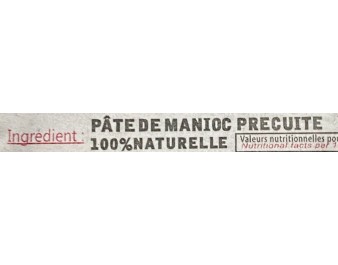 PATE DE MANIOC BOBOLO 2 P.