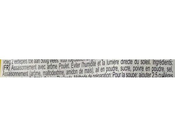 POUDRE ASSAISONNEMENT POULET