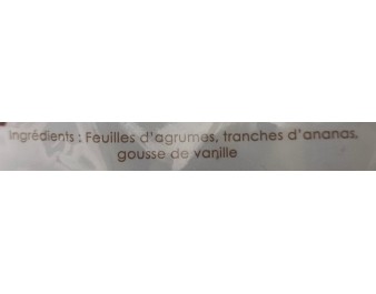 PREPARATION POUR RHUM ARRANGE ANANAS
