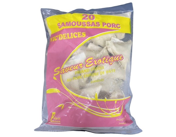 SAMOUSSAS AU PORC 20 P. ****