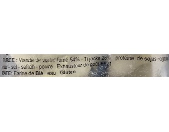 SAMOUSSAS AU POULET BOUCANE P’TIT JACKS 20 P. ****