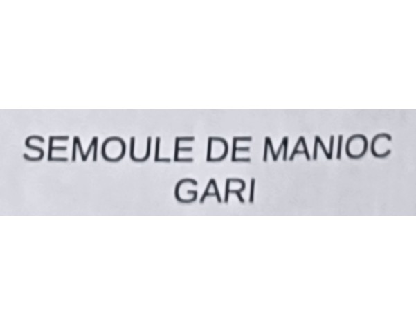 SEMOULE DE MANIOC GARI