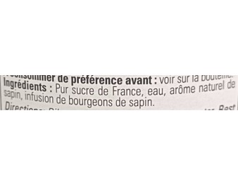 SIROP SAPIN
